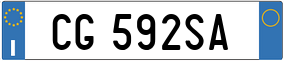 Truck License Plate